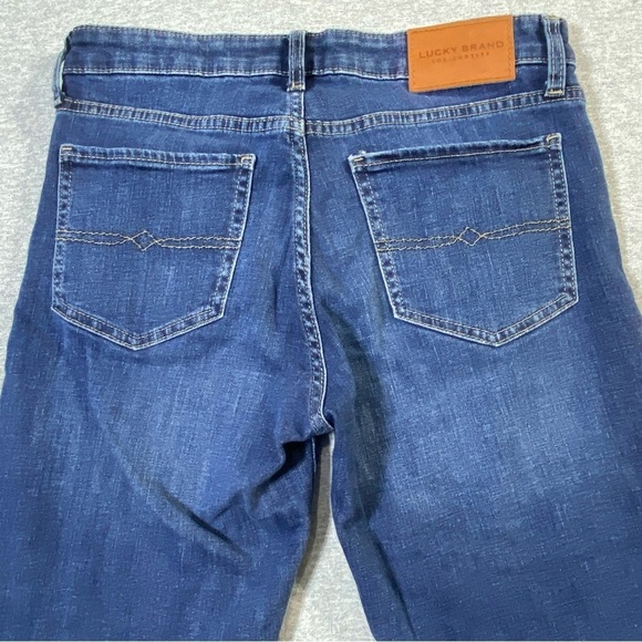 Lucky Brand Women's Jeans Size 6 Sweet Crop Blue Mid Rise Casual Stretch Denim - Picture 7 of 15